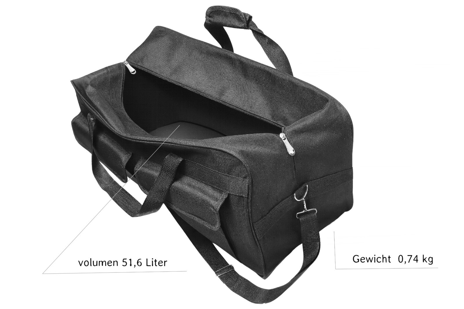 Magnetische Sporttasche Gym Bag - Molle Flaschenhalter Für 1,5L Flaschen, Handy & Schlüssel