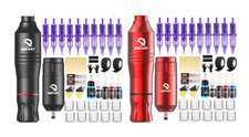Wireless Tattoo Kit Complete for Beginners Pen Machine with Power Supply