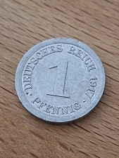 1 Pfennig (Kaiserreich) 1917 E Berlin Alu M&uuml;nze
