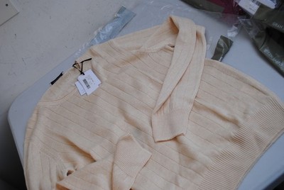 GRAN SASSO PULLOVER BAUMWOLLGARN + LEINEN 280,00 KARTON GS-B2G GR 48 F