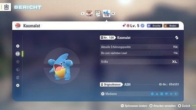 Shiny Elite Kaumalat   Level 5   6IV + Max EV / DV  Für Pokemon Legenden Z-A
