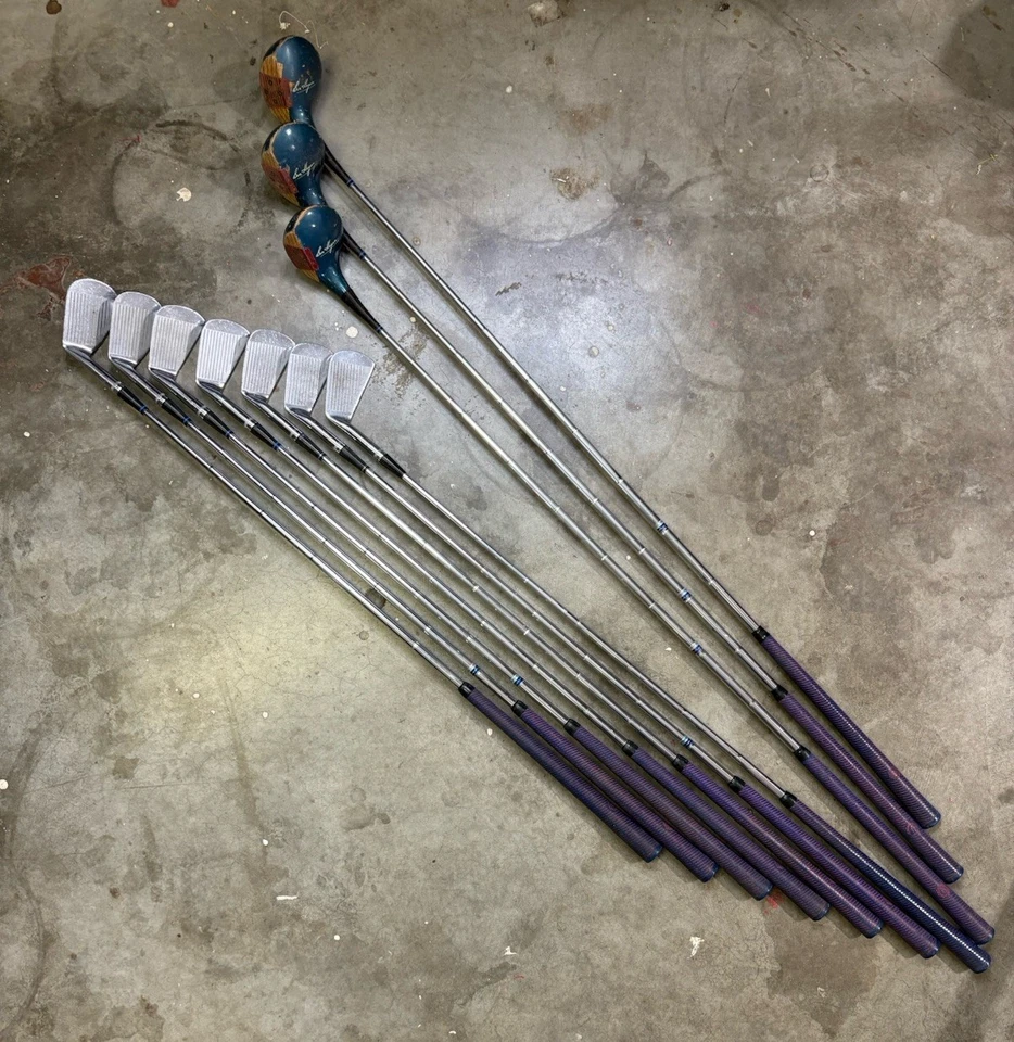 Vintage Ben Hogan WOMENS Princess Woods 1,3,4 Irons 3-9 Set Golf Clubs - Image 2 of 4