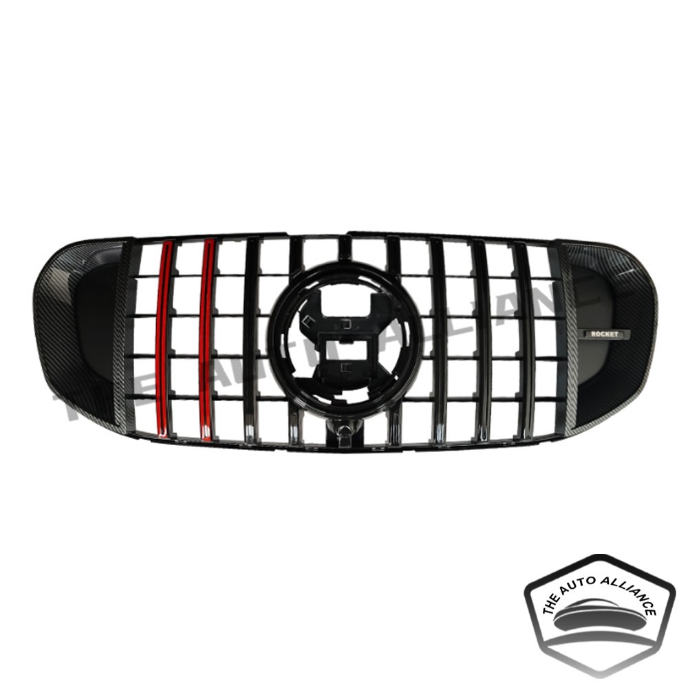 Fit For Mercedes Benz X167 GLS450 2020-2023 GT Front Racing Brabus Grille Grill