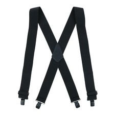 Perry Suspenders Men's Big  Tall Solid Color X-Back Clip-End Suspenders