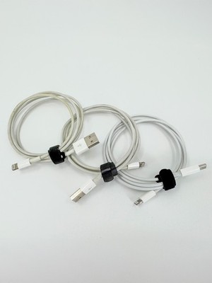 Genuine Apple Lightning Cables - 1 Meter  (Pack of 3) Standard USB and USB-C