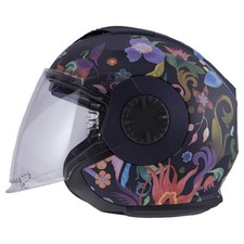 Casco LS2 Cara Abierta Verso Casco (Flor Brasil - 3X-Grande)