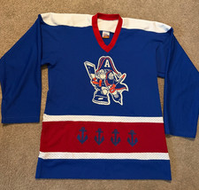 Vintage 1980's  Nor-Tex Milwaukee Admirals IHL Hockey Jersey Size XL