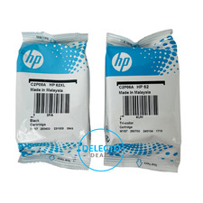 GENUINE 2-PACK HP 62XL BLACK 62 TRI-COLOR INK ENVY 5660 5663 5665 NO Box