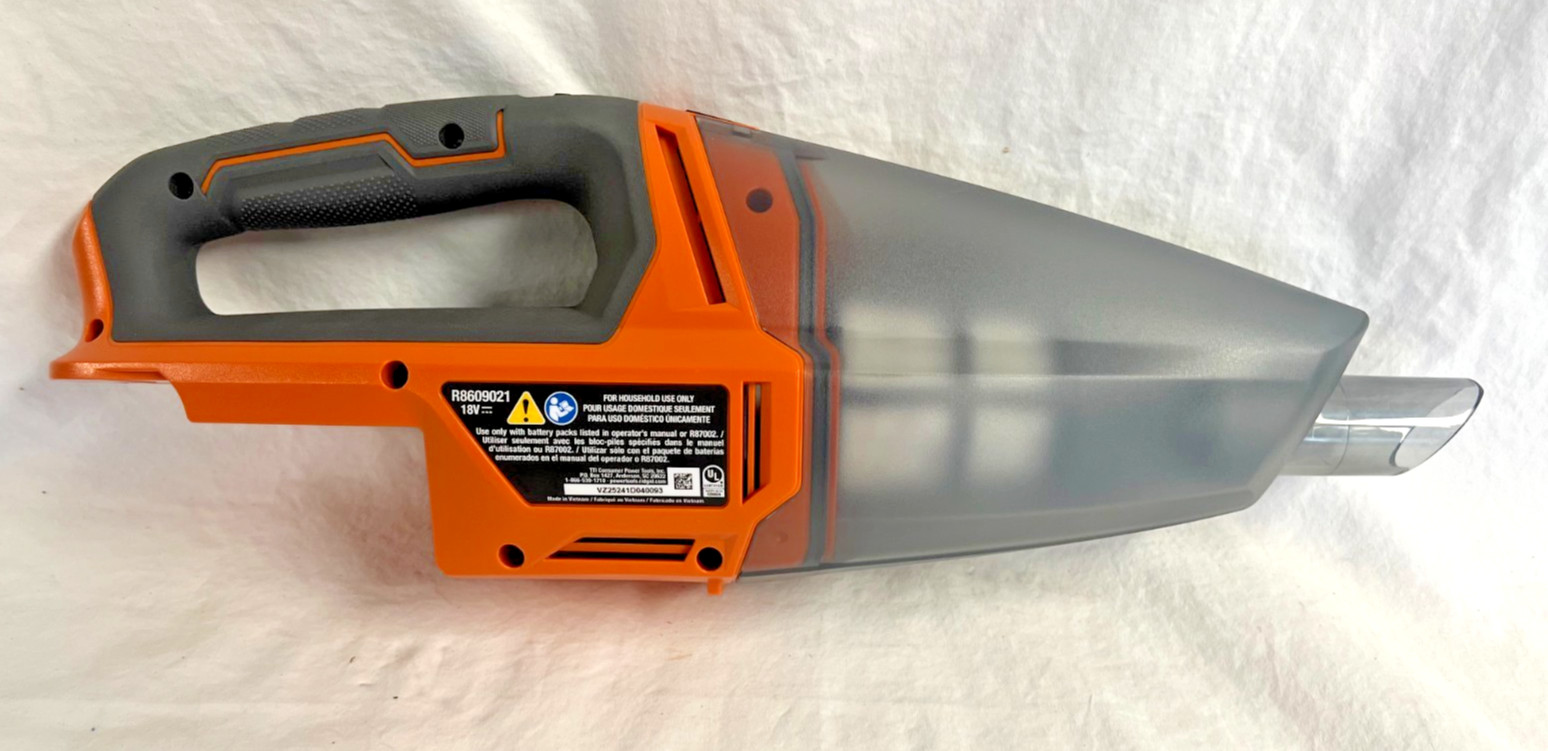 RIDGID R860902B 18V Compact Hand Vacuum (TOOL ONLY) New From Larger Kit