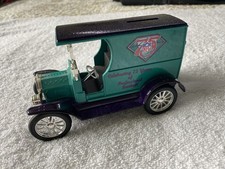 Ertl NFL Football 75th Anniversary 1912 Ford Open Front Panel Side Truck Bank