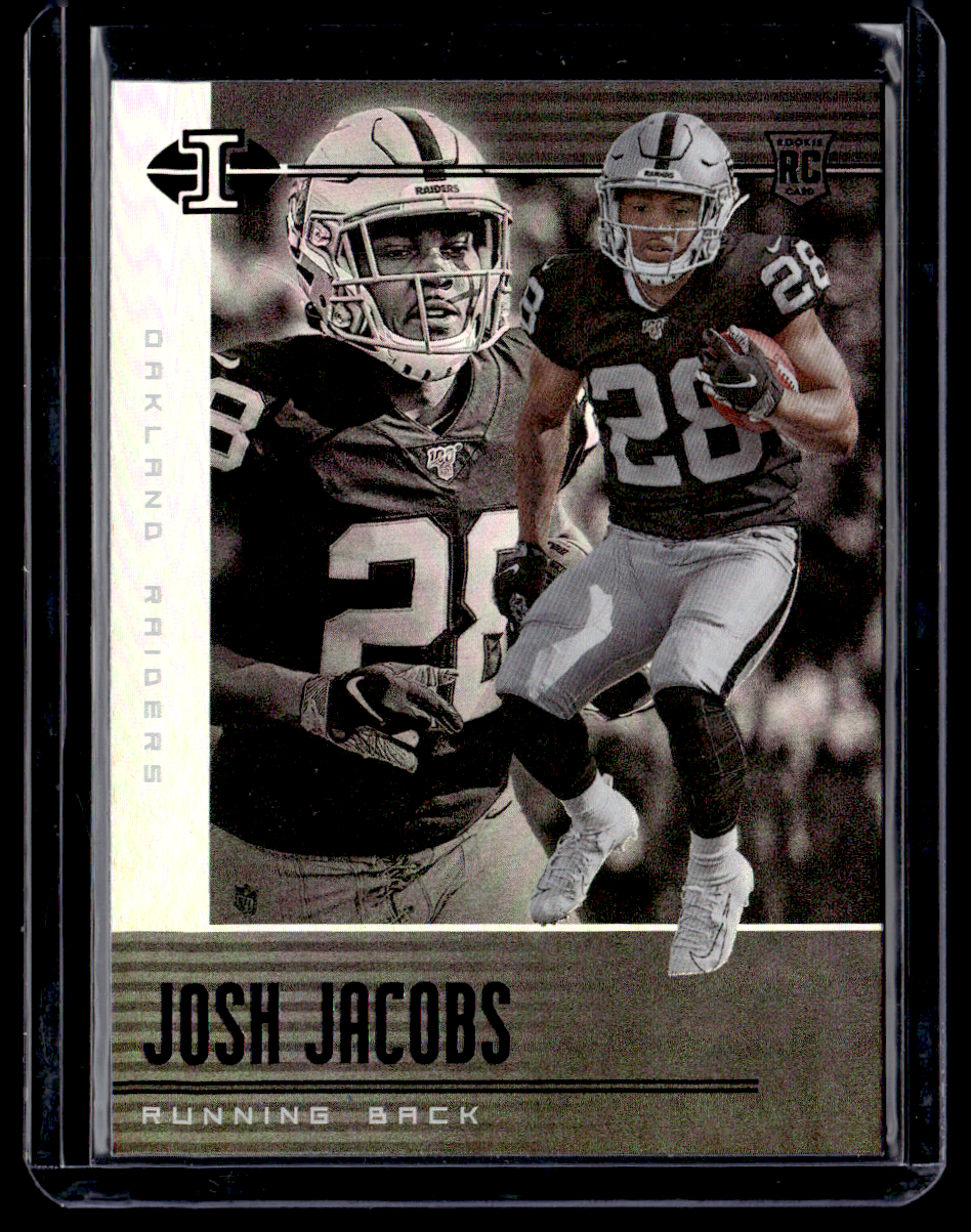 2019 Panini Illusions Josh Jacobs Rookie Card #1
