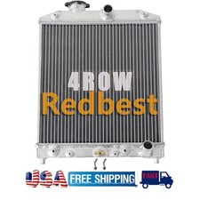4 Row Aluminum Radiator For 19922000 1999 1998 Honda Civic Ek Eg Integra 1290