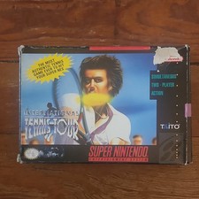 International Tennis Tour Super Nintendo Entertainment System SNES 1993 Tested