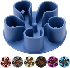 Slow Feeder Dog Bowls Insert, Bestalk Soft Silicone Slow Eating Dog Bowl Insert