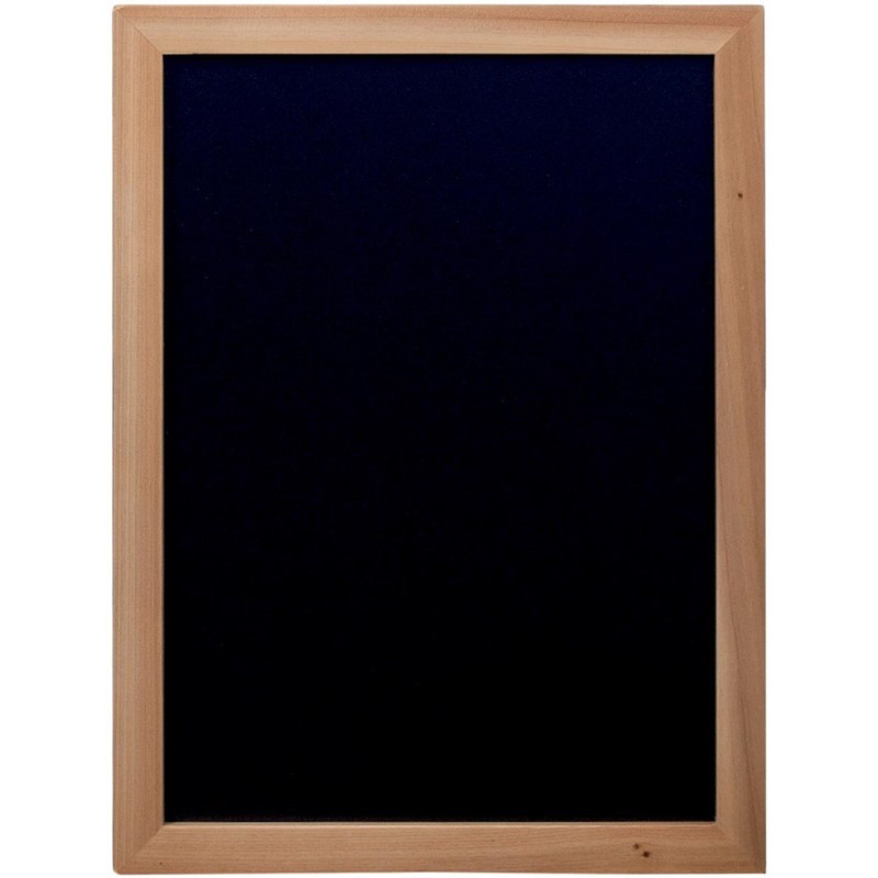 Ardoise noire Woody Securit 30x40 pour menu de cuisine et listes de la maison
