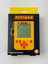 Fizz Creations Portable Yellow Pac-Man Keyring Arcade Game Keychain NEW