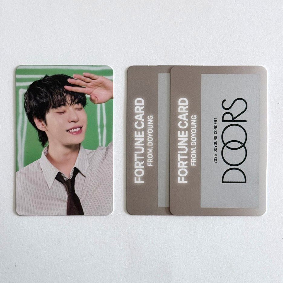 NCT Doyoung 2025 Concert Doors Official MD Fortune Scratch Card