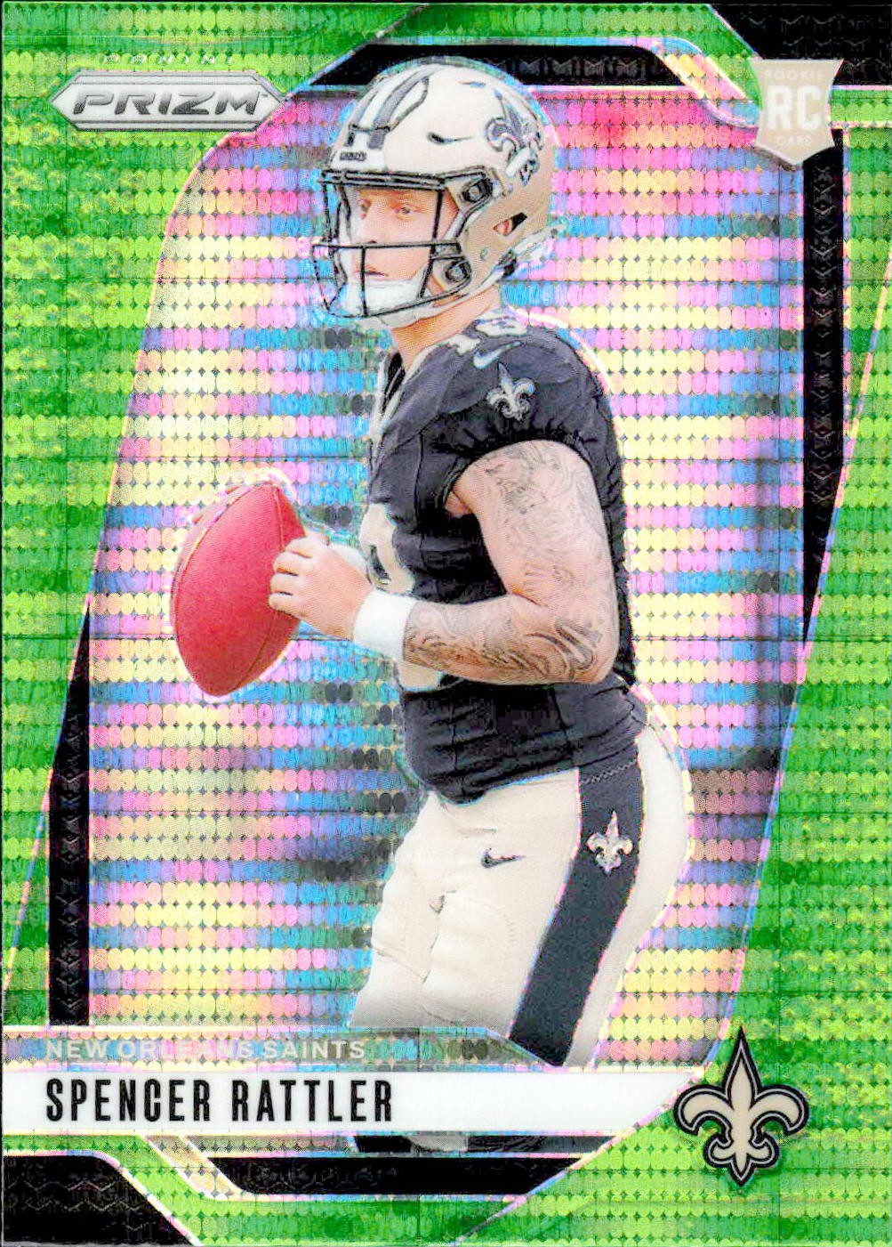 2024 Panini Prizm #388 Spencer Rattler Green