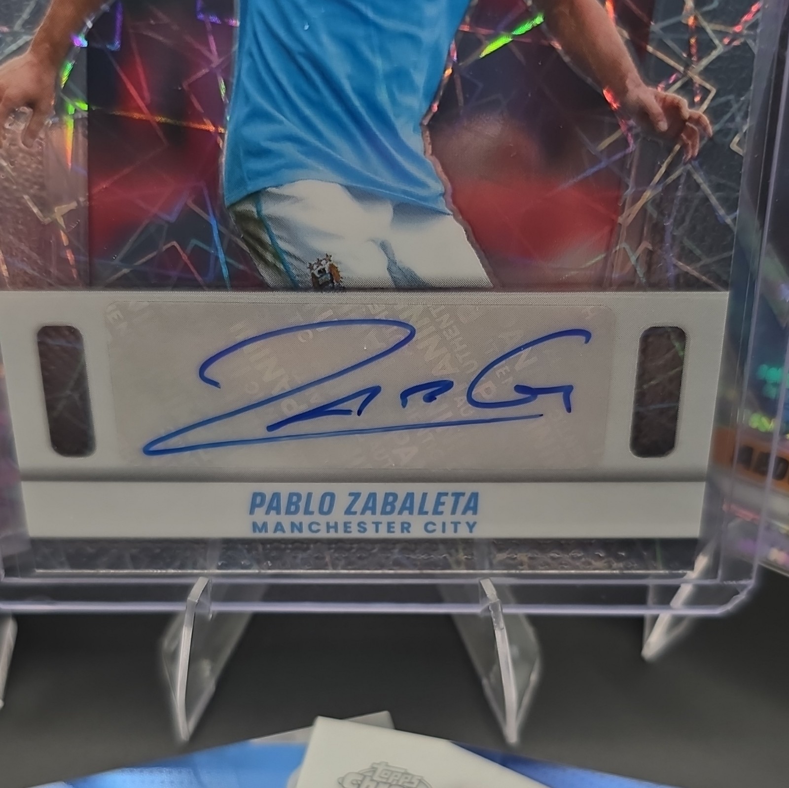 Panini Prizm/Topps Chrome FIFA World Cup 2025-26 Man City 5-Card Lot Autograph view 3