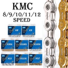 Catena KMC X10 X11 10/11 velocità 116 maglie Shimano catena bici mtb argento/oro