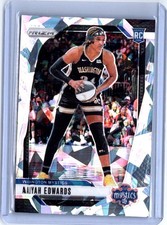 2024 Panini Prizm WNBA #70 Aaliyah Edwards Ice Prizms