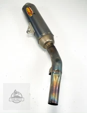 2007 KAWASAKI KX250F KX 250F FMF TITANIUM EXHAUST SILENCER MUFFLER PIPE 06-08