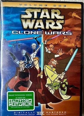Star Wars CLONE WARS Volume One DVD Cartoon Network  BRAND NEW Still SEALED