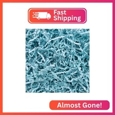 Crinkle Cut Paper Shred Filler,1 LB Blue Shredded Paper for Gift Boxes Bags Bask