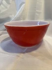 PYREX  1 1/2 QT. Primary Red Mixing Bowl #402 Made in USA