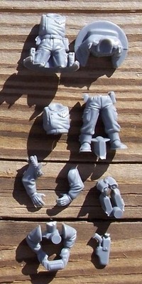 40K Astra Militarum Tank Upgrade Gunner Commander Bits