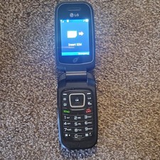 LG 440GB Black Flip Cell Phone Single SIM Flip Style Mobile Wireless