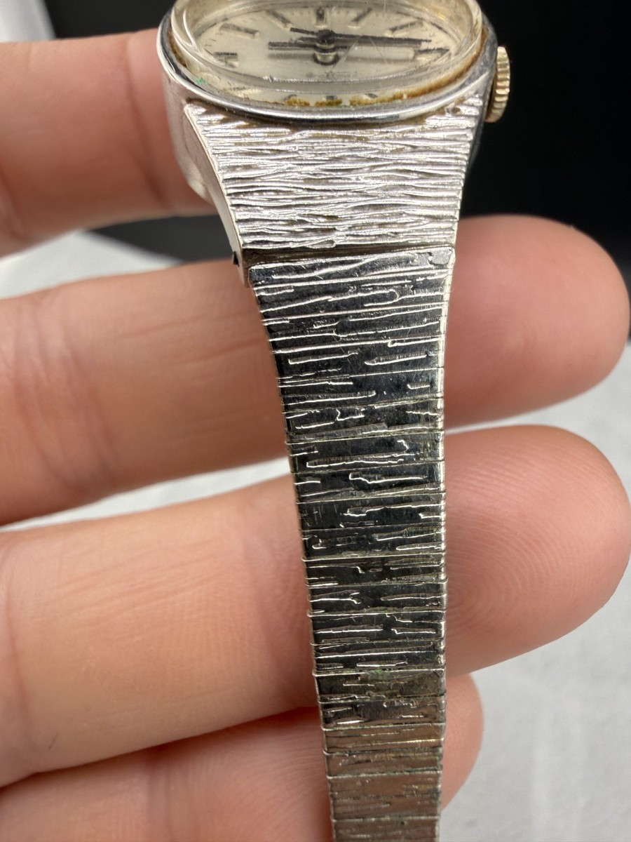 Vintage Hamilton Electronic Watch‎ Silver Tone Signed UNTESTED READ Vintage Hamilton Electronic Watch Silver Tone Signed  main image 2