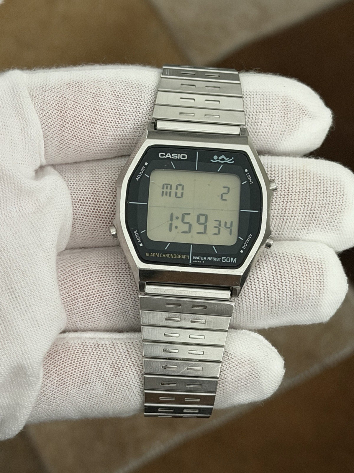 Rare Vintage Casio Swimmer AA-92W Men’s Digital Sports Watch JDM 1980s