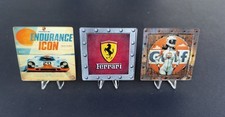 Porsche Ferrari Gulf Motor Racing Collectible Art For Display Case Diorama Porsche Ferrari Gulf Motor Racing Collectible Art For Display Case Diorama