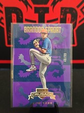 2025 Panini Crusade Baseball #6 Brandon Sprout Purple #'d/99- New York Mets 