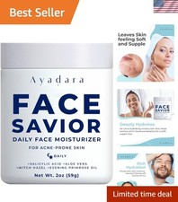 Daily Acne Face Moisturizer with Salicylic Acid, 2 fl oz Ideal for Men Women