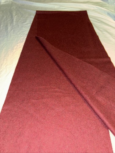 Jos. A. Bank 100 % Kaschmir Herren Halstuch Fransen Neu mit Etikett $ 130 burgunderrot 12 x 64 - Bild 9 von 9