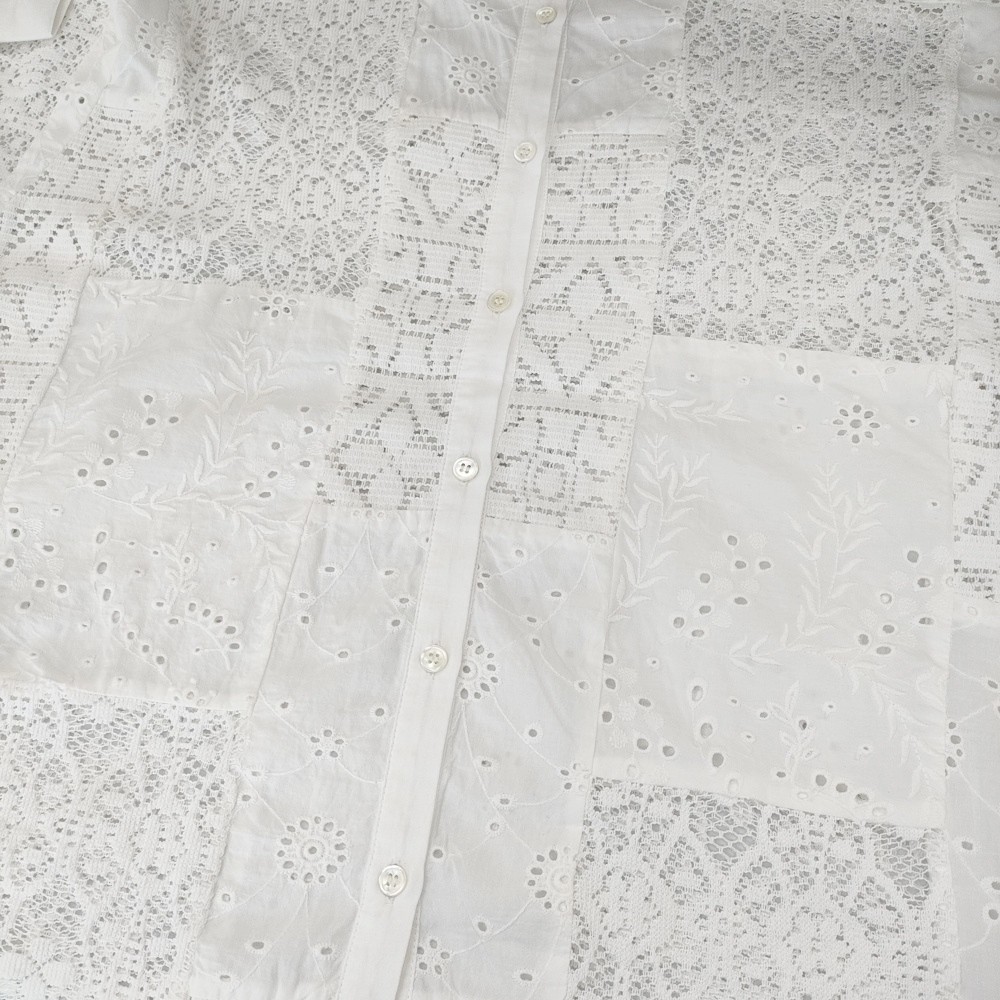 JOURNAL STANDARD relume Patchwork lace shirt Long… - image 6