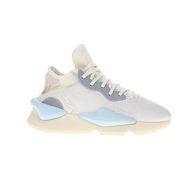 adidas Y3 Kaiwa Lace Up  Mens Blue, Off White Sneakers Casual Shoes IG4058
