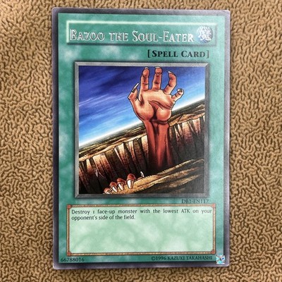 Wrong Name Bazoo The Soul Eater - Fissure DB1 EN117 Error Rare Yu-Gi-Oh MISPRINT