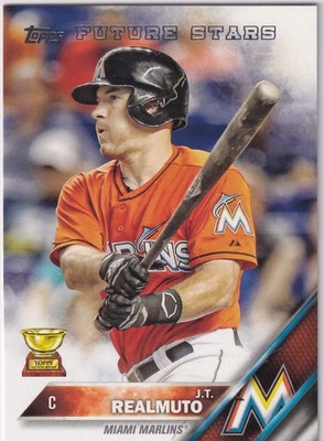 2016 topps #666 J.T. Realmuto FS MARLINS
