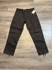 Rothco BDU Pants NWT Black Men s LG Cargo Pocket Military Tactical C118
