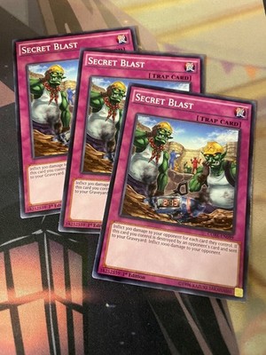 YUGIOH - SECRET BLAST X3 - COMMON - CORE - 1ST/UNLIMITED - NM