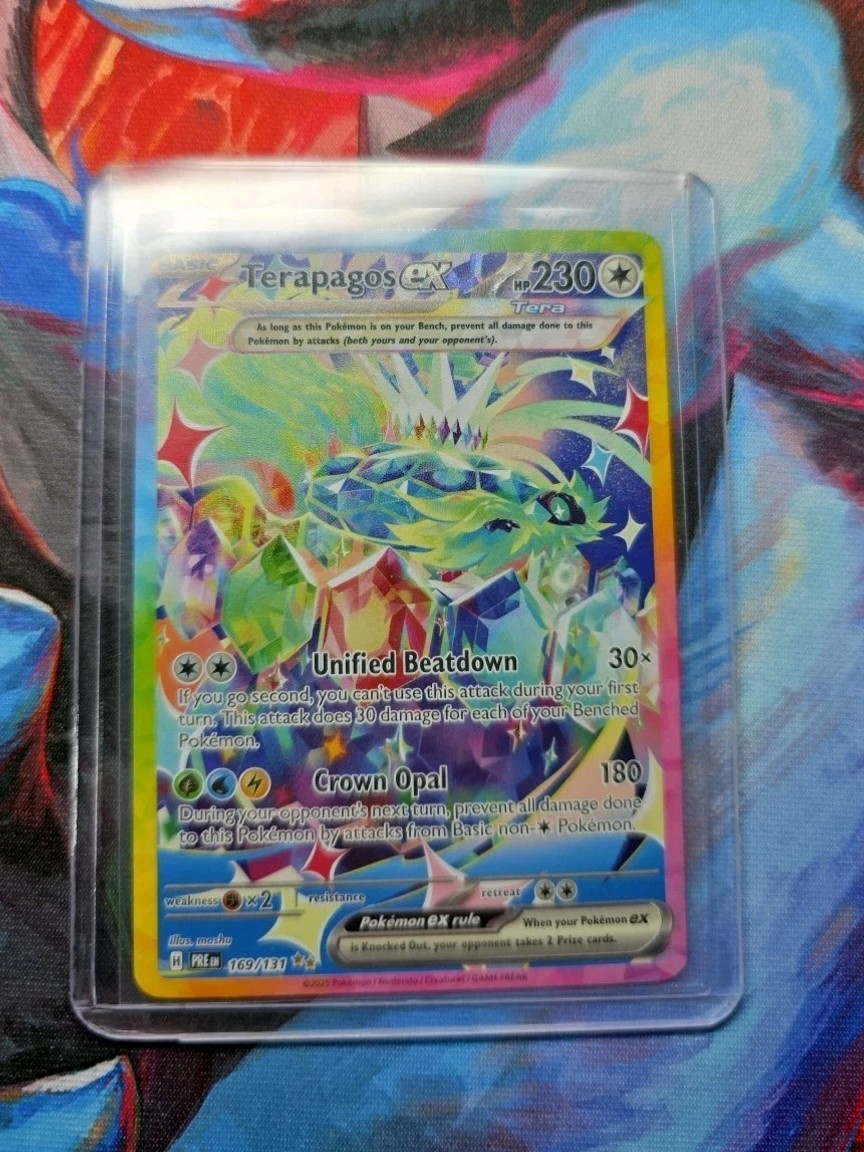 Terapagos ex - 169/131 - SIR - Prismatic Evolutions - Pokemon Card - NM/M