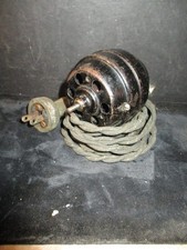 vintage 1930s A.C. Gilbert erector black motor . Works! Made in USA Y62 PA