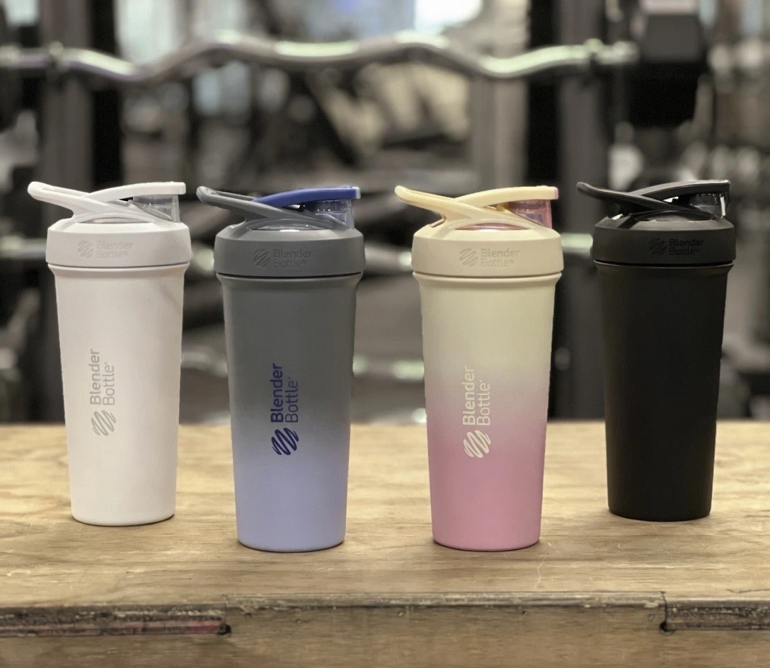 BlenderBottle 24oz Shaker Bottles – 4 Pack Matte & Ombré Colours - Leak Proof
Opens in a new window