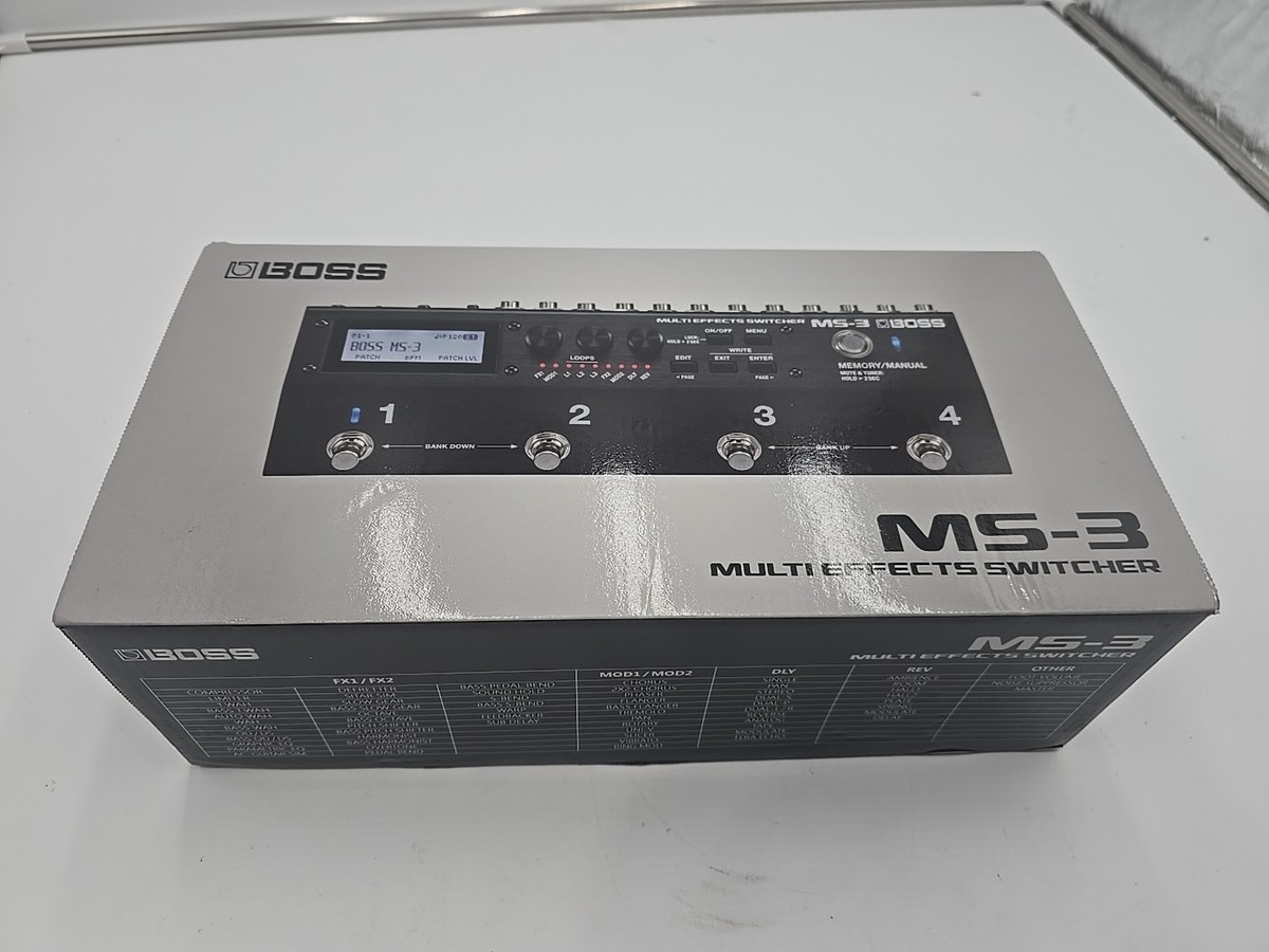 Boss MS-3 Multi Effects Switcher Pedalboard for sale online