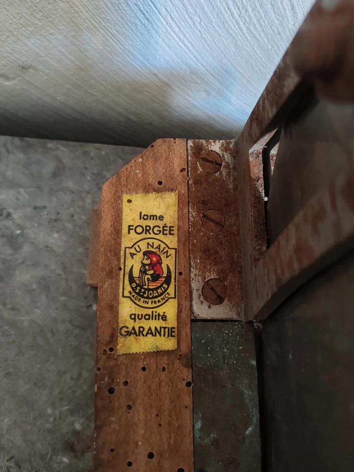 Tranche Pain Ancien "Au Nain". Couteau A Pain Vintage Français. - Bild 2 von 4