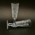 Set of 2 WATERFORD CRYSTAL Kenmare (Cut) Fluted Champagne Glasses Vintage