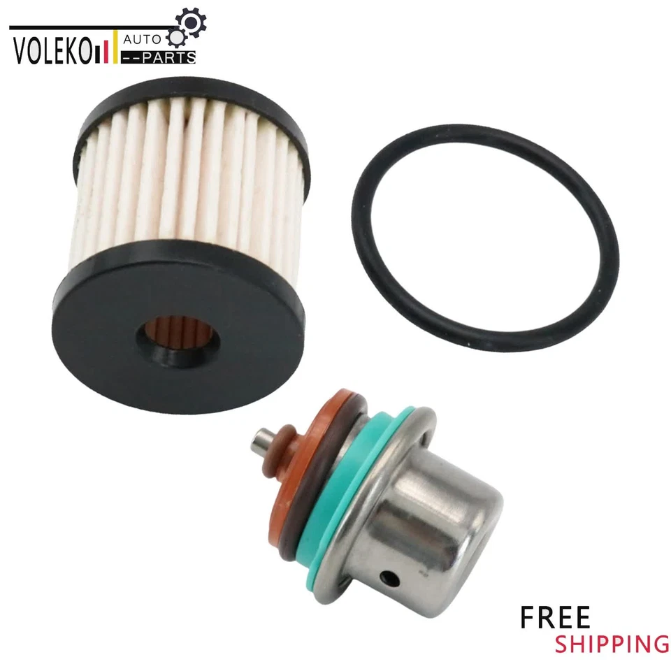 Regulador de presión de combustible + kit de filtro para Harley Davidson Softail Street Glide Dyna Foto 3 de 4